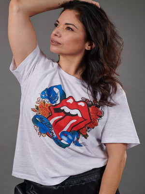 GRAPHIC TEE ROLLING STONES