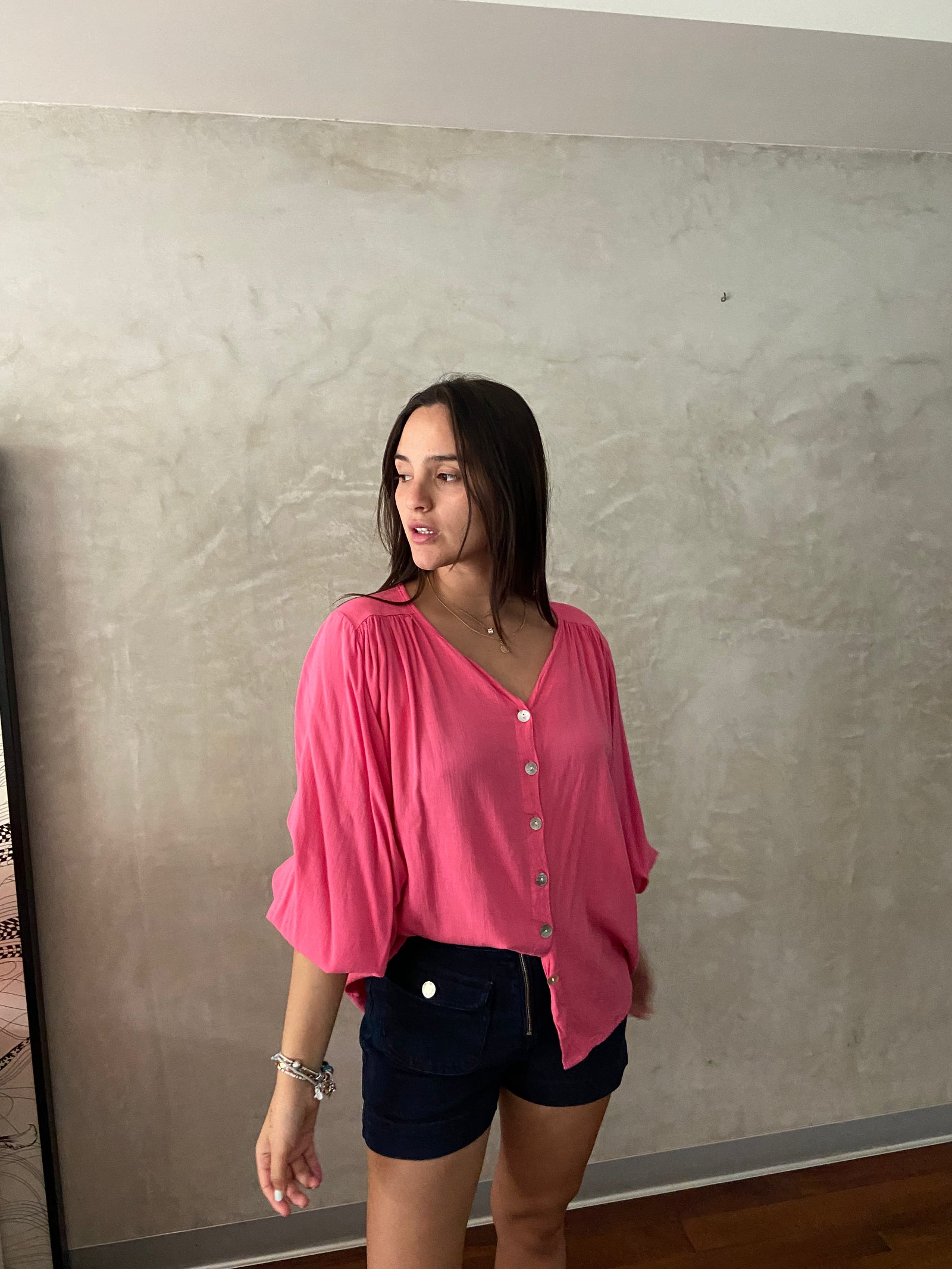 BLUSA ITALA CHICLE