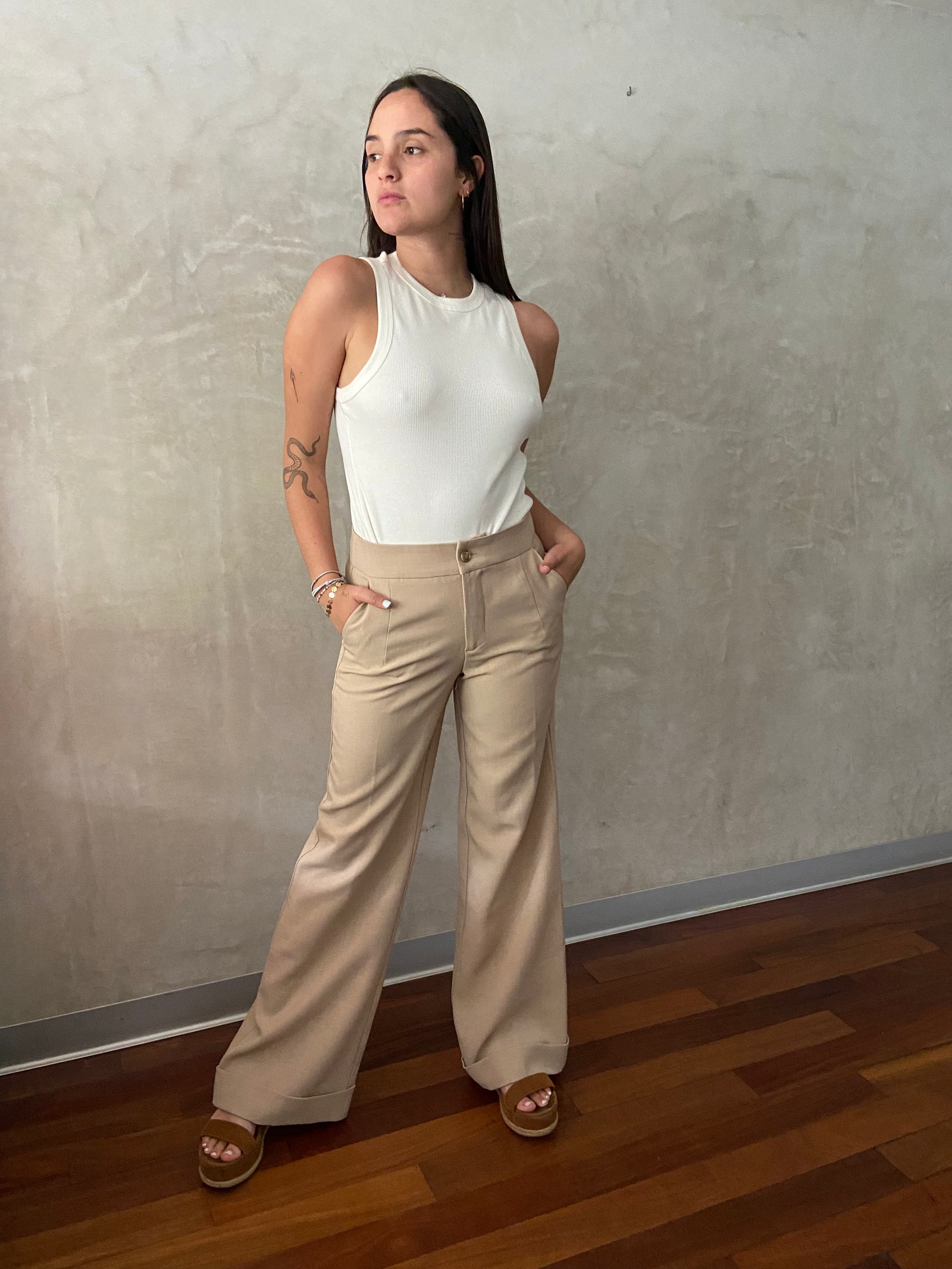PANTALON CARLA BEIGE